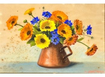 MAE BENNETT BROWN (1887-1973) 'FLOWER STILL LIFE'