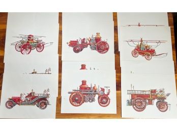 QUALITY CITIES SERVICE  EARLY FIRE ENGINE PRINTS