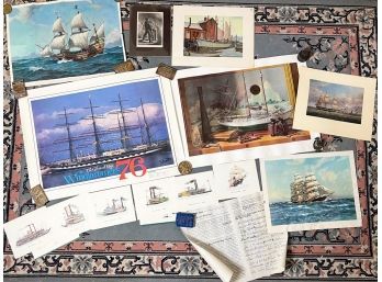 GROUP OF NAUTICAL RELATED POSTERS & PRINTS
