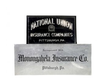(2) PITTSBURGH PA INSURANCE SIGNS