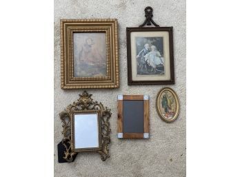 (5) FRAMES including PRINTS and MIRRORS