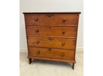 (18th / 19th c) PINE BLANKET CHEST