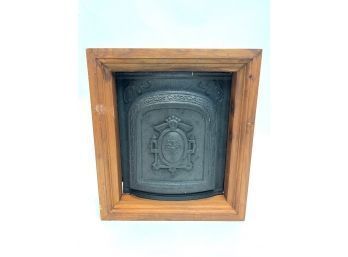FRAMED CAST IRON STOVE COVER