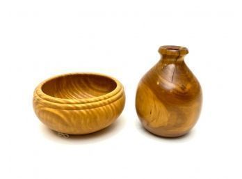 ARTISAN CRAFTED CURLY MAPLE BOWL by JIM FARR