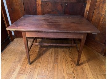 COUNTRY HEPPLEWHITE TABLE with SINGLE BOARD TOP