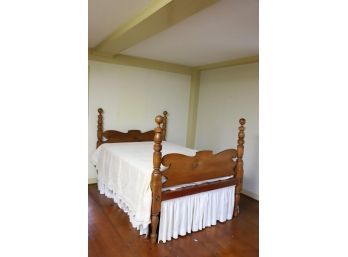 MAPLE CANNONBALL BED and COVERLET