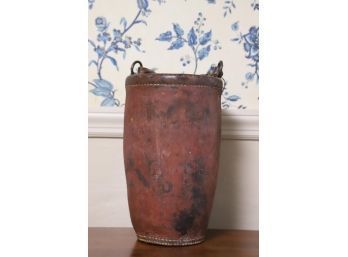 EARLY (19th c) LEATHER FIRE BUCKET
