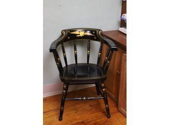 R.D. RAMSELL CAPTAIN'S CHAIR with PATRIOTIC EAGLE