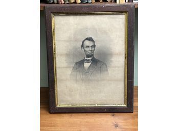 DERBY & MILLER ENGRAVING OF ABRAHAM LINCOLN