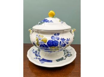 SPODE COPELAND SOUP TUREEN & UNDERPLATE