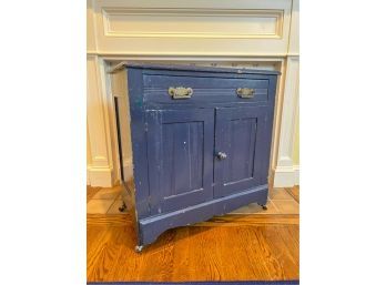 (1) DRAWER VICTORIAN COMMODE IN LATER PAINT
