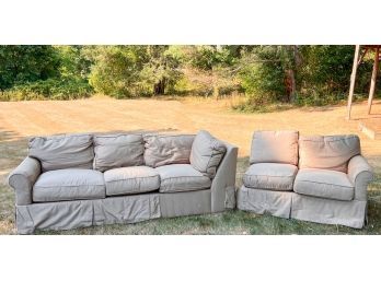 UPHOLSTERED  ROWE DOWN FURNITURE SECTIONAL