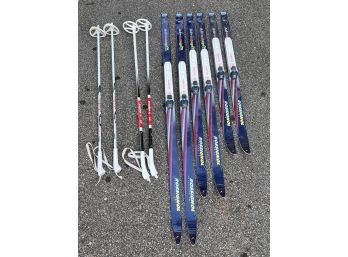 GROUPING OF MISC CROSS COUNTRY SKIS