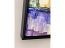 FRAMED DECORATIVE ABSTRACT WALL HANGING
