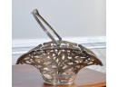 ART NOUVEAU RETICULATED STERLING SILVER BASKET