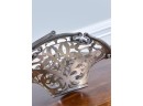 ART NOUVEAU RETICULATED STERLING SILVER BASKET