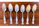 (6) CROSBY & SON STERLING SILVER SERVING SPOONS