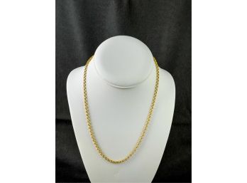 14K GOLD LOOPED NECKLACE