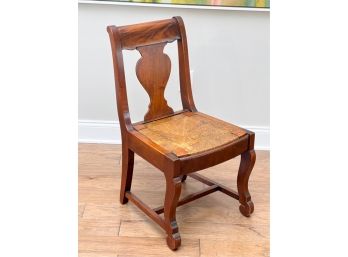 EMPIRE SIDE CHAIR ON SCROLLED FEET