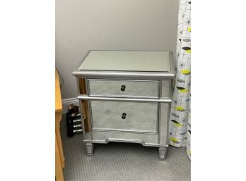 JOSEPHINE MIRRORED (3) DRAWER END TABLE