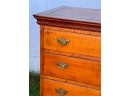 (18th C) CHIPPENDALE TALL CHEST ON BRACKET FEET