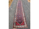 HAND WOVEN FLORAL DECORATED ORIENTAL RUNNER