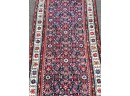 HAND WOVEN FLORAL DECORATED ORIENTAL RUNNER
