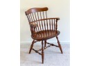 NICHOLS & STONE CARVED CAPTAINS CHAIR