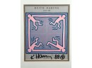 KEITH HARING (1958-1990) AUTOGRAPED EXPO POSTER