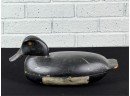 CARVED & PAINTED TUFTED DUCK WORKING DECOY