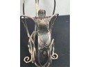 SILVER PLATE SNAIL FORM WINE CADDY