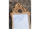 PAIR Of CARVED ITALIAN MIRRORS W GRAPE DECORATION