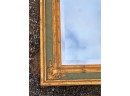 DECORATIVE CARVED & GILT MIRROR with BEVELED GLASS