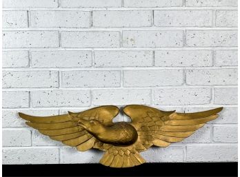 VINTAGE CARVED & PAINTED BELLAMY STYLE EAGLE
