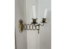 (2) LIGHT ARTICULATED WALL SCONCE