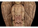 ITALIAN CARVED And PAINTED ANGEL