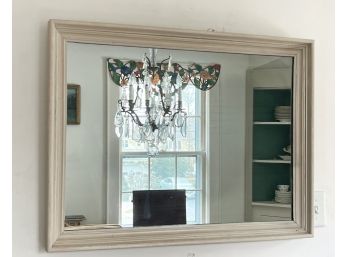 MOLDED MIRROR in DOVE GRAY PAINT