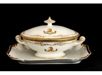 (Early 19th c) FRENCH TUREEN for an ENGLISH CLIENT