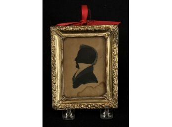 (Early 19th c) HOLLOWCUT SILHOUETTE OF A GENT