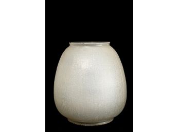 LARGE FROSTED & TEXTURED LAMP SHADE
