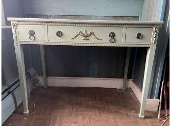 FRENCH PROVINCIAL (3) DRAWER WRITING DESK