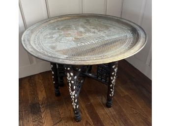 (19th c) PERSIAN OCCASIONAL TABLE