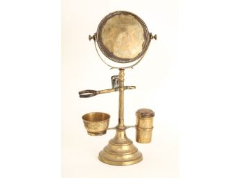 FAR EAST INDIAN BRASS SHAVING STAND