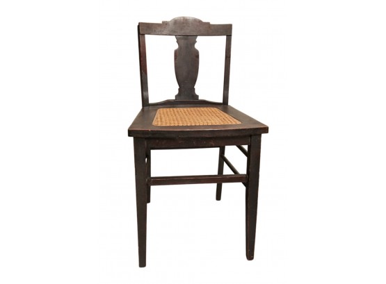 LADY'S VANITY CHAIR with CANE SEAT