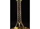 WROUGHT BRASS SKIMMER with PIERCED HANDLE