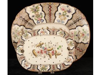 JOHN & GEORGE ALCOCK PLATTER with DRAIN PLATE