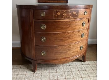 FEDERAL-STYLE MAHOGANY DEMI-LUNE CHEST