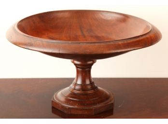 LARGED FAR EAST INDIAN MAHOGANY COMPOTE