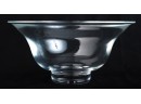 LARGE SIMON PEARCE BOWL AND CRYSTAL CLEAR PITCHER