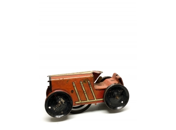 TIN LITHO WIND UP TOY TRACTOR